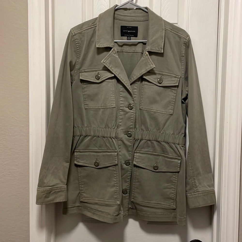 Lucky Brand Military Style Jacket Women’s Large